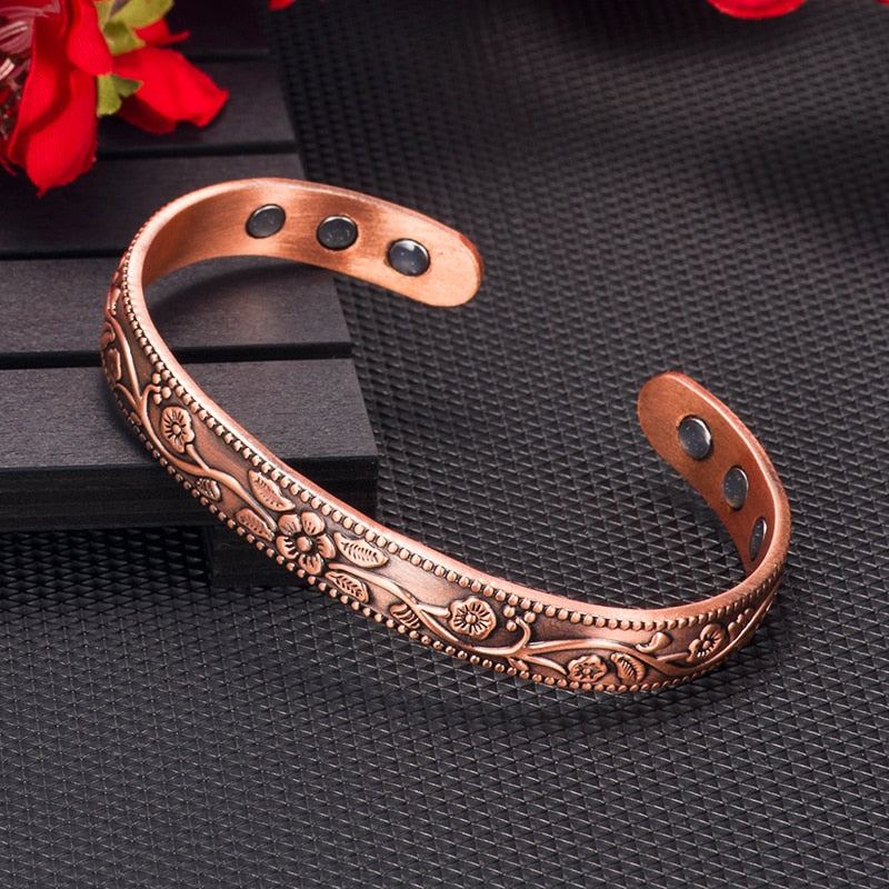 Bracellet pour femme magnétique en cuivre