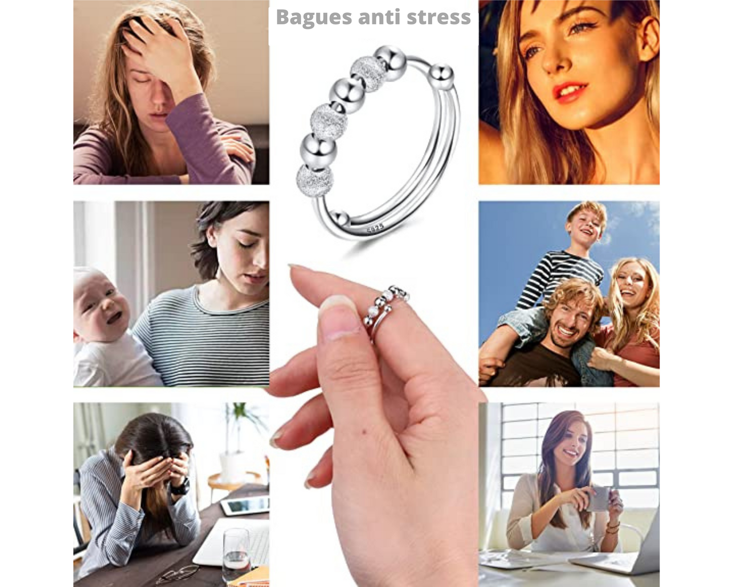 bague antistress pour réduire l'anxiété